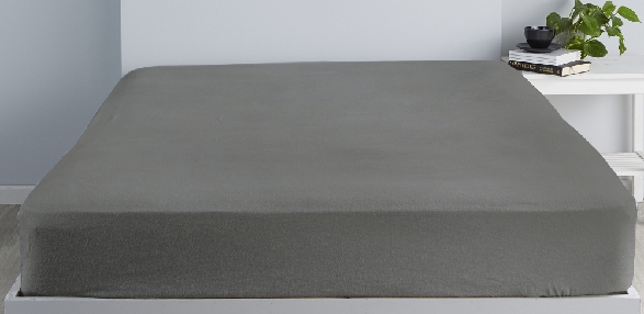 Brushed Fitted Sheets - Charcoal