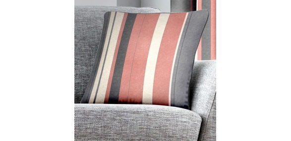 Whitworth Stripe - Blush Cushion Cover