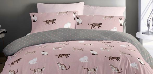 Cats - Blush Bedding