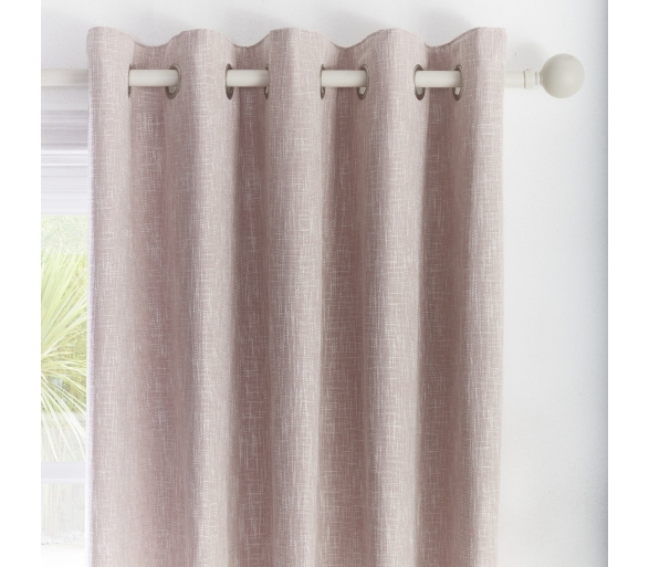 Boucle - Blush Eyelet Curtains