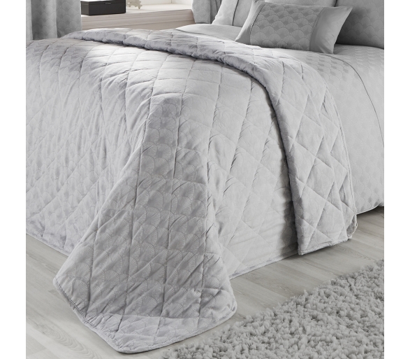 Nouveau Fan Silver - Bedspread