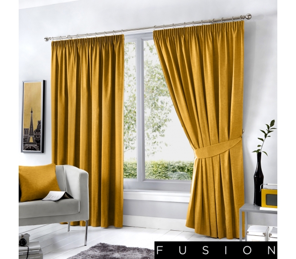 Dijon - Ochre Blackout Curtains