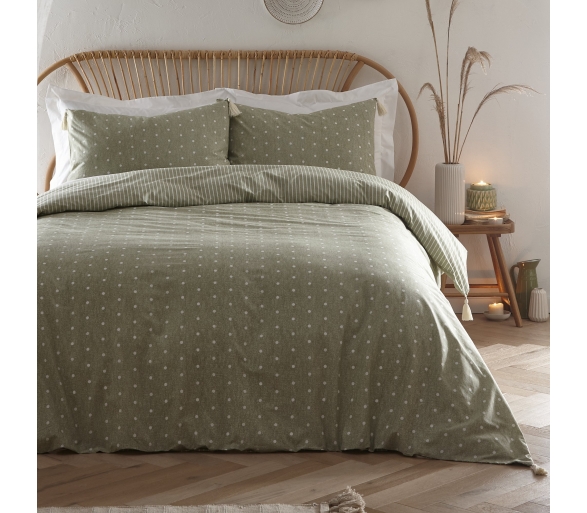 Appletree Trenton Spot Khaki Bedding J Rosenthal And Son