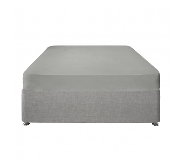 Grey - 32cm Deep Fitted Sheet