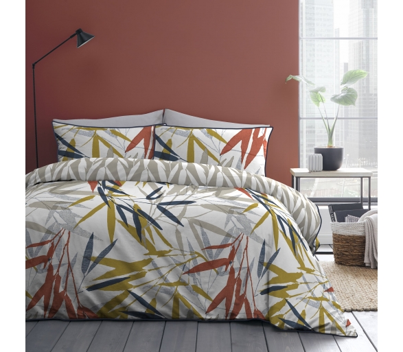 Kata - Navy / Spice Bedding