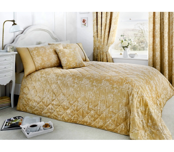 Jasmine Champagne Bedspread