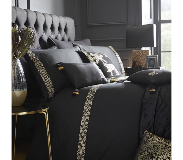 Monoglam	Black & Gold Duvet Cover Set